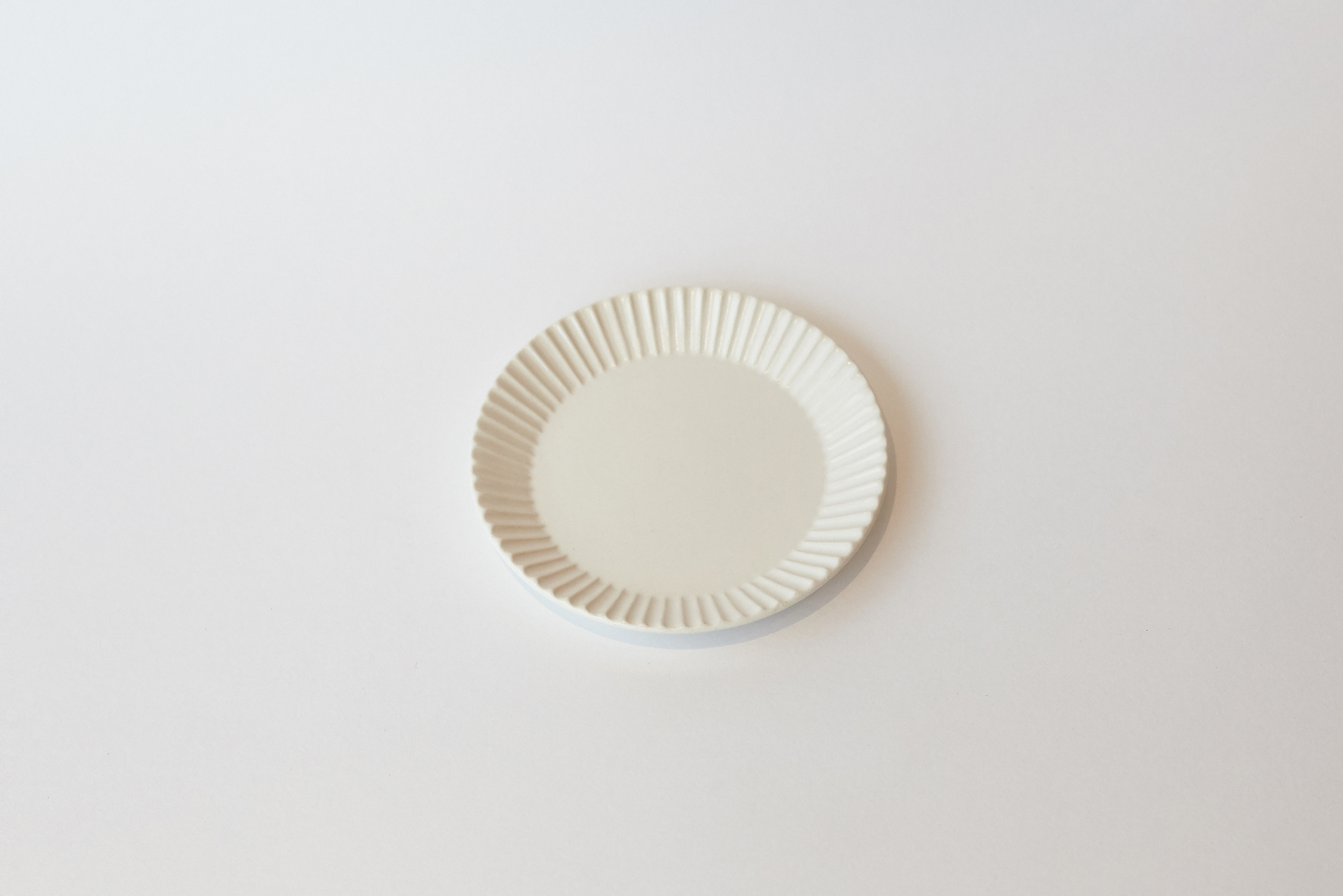 Sakuzan Stripe Plate S ( White )